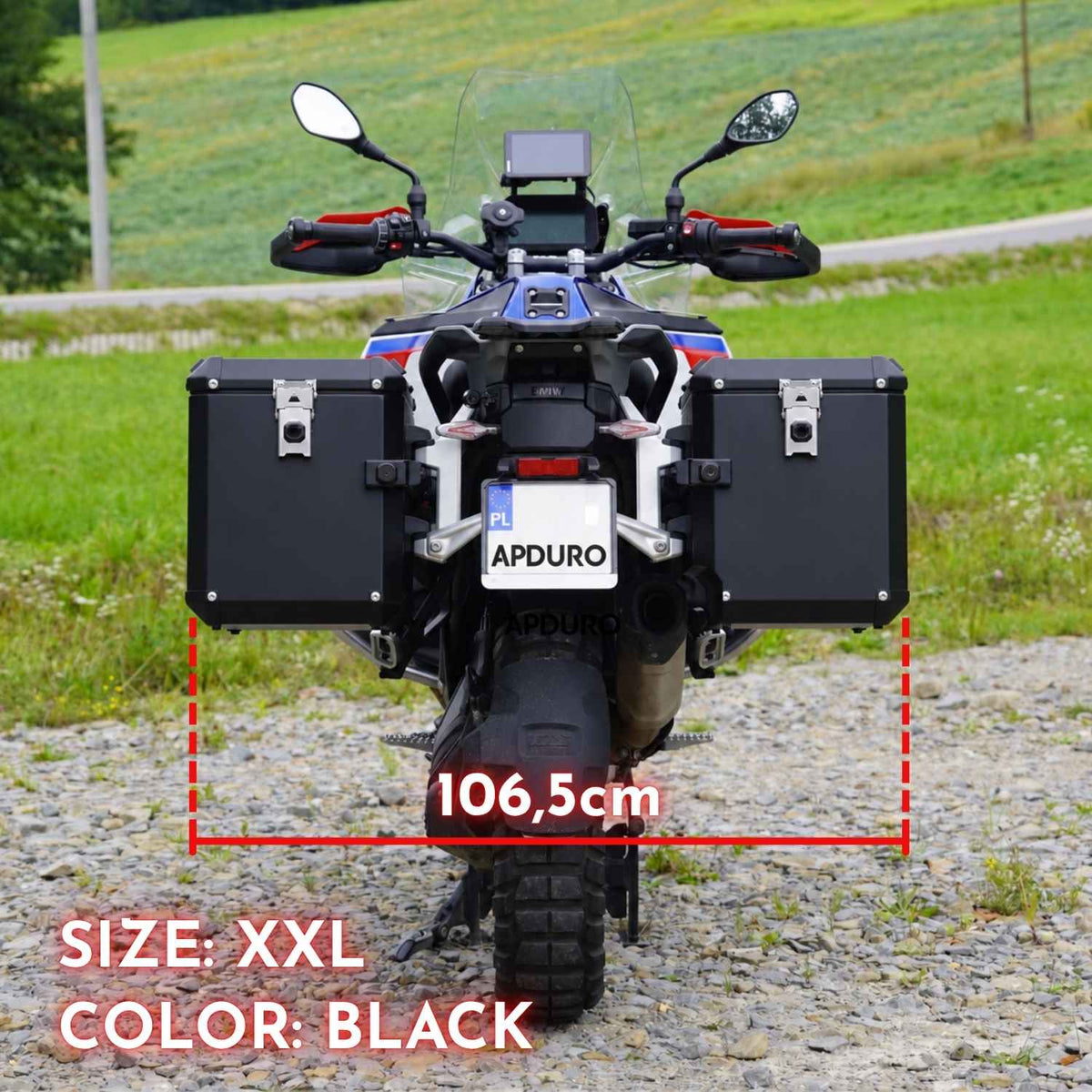 CASES APDURO for 1300 ADV OEM rack