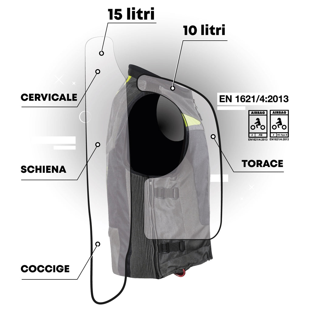 MOTOAIRBAG M1 AIRBAG VEST – bilde 4