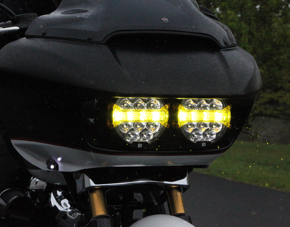 DENALI D14 Destroyer LED Motorcycle Headlight Upgrade Kit for Harley-Davidson Road Glide, '15-'23 – bilde 3