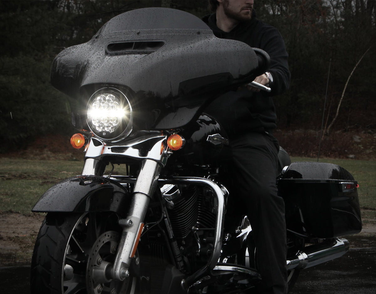 DENALI D14 Destroyer LED Motorcycle Headlight Upgrade Kit - Harley-Davidson Street Glide, '14-'23 – bilde 5