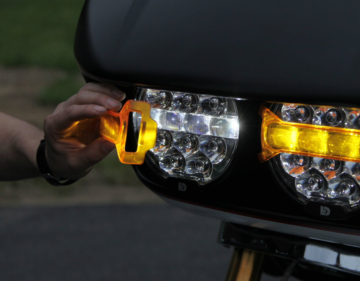 DENALI D14 Destroyer LED Motorcycle Headlight Upgrade Kit for Harley-Davidson Road Glide, '15-'23 – bilde 5