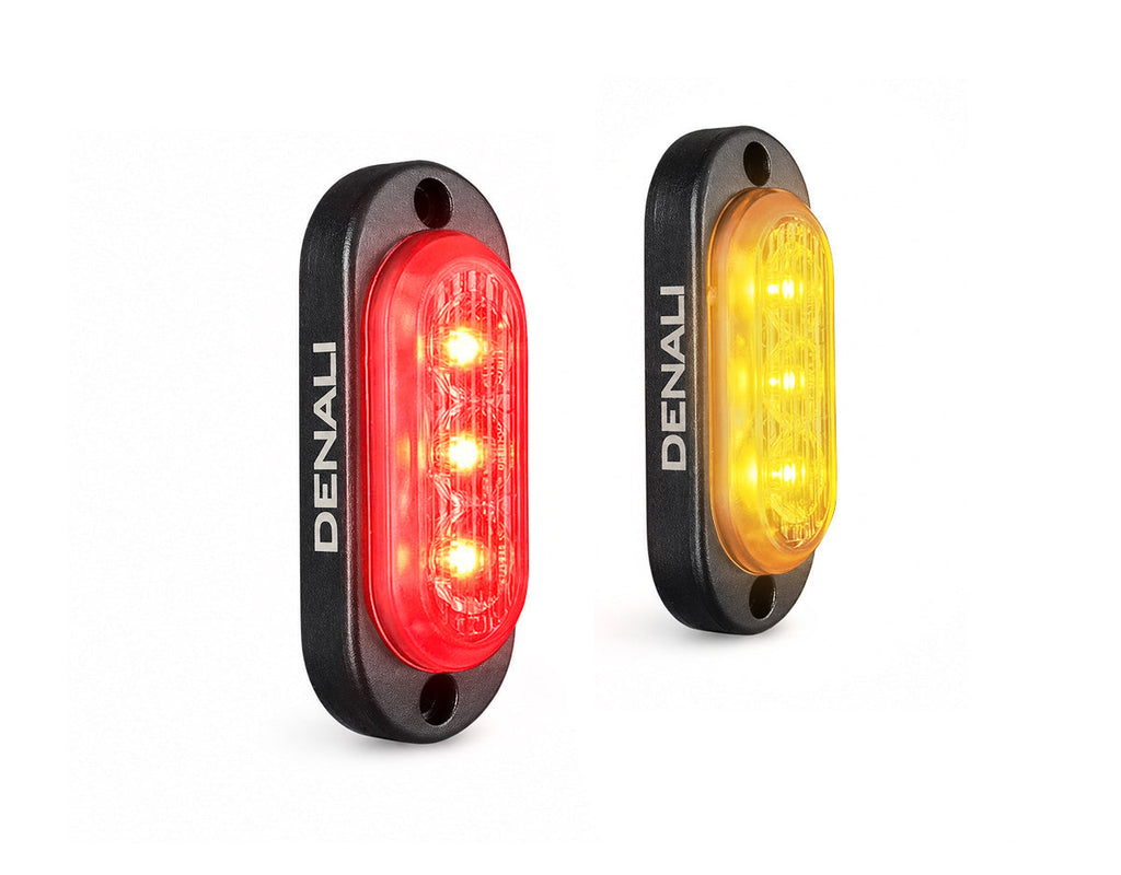 DENALI T3-S™ Smart Brake & Switchback Signal Pods for Motorcycles – Rear