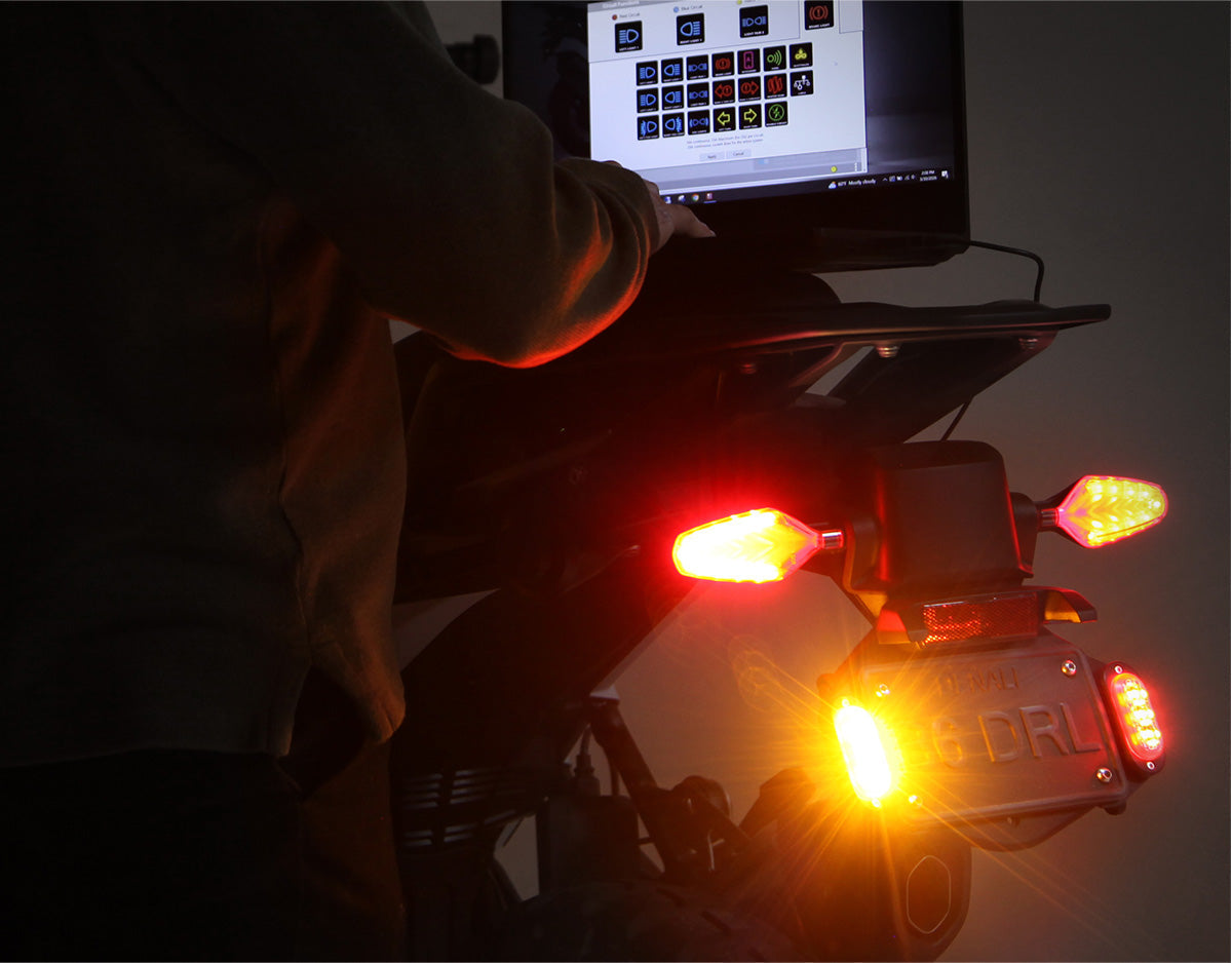 DENALI T3-S™ Smart Brake & Switchback Signal Pods for Motorcycles – Rear – bilde 5