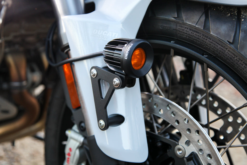 DENALI Lower Driving Light Mount - Ducati DesertX '23-'25 & Multistrada V4, '21-'24 – bilde 7