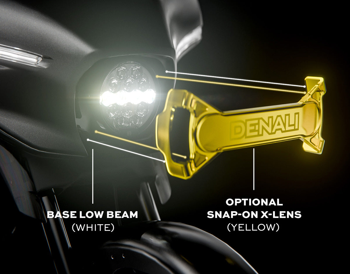 Ace-One Headlight Kit with Denali Lighting for '23-'26 Harley-Davidson Street Glide by Kraus Motor Co – bilde 4