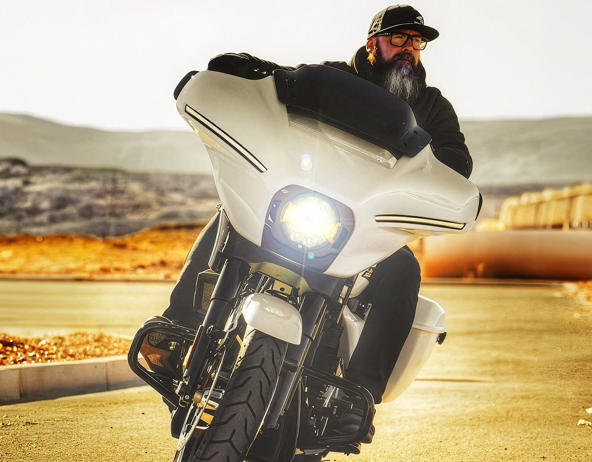 Ace-One Headlight Kit with Denali Lighting for '23-'26 Harley-Davidson Street Glide by Kraus Motor Co – bilde 5