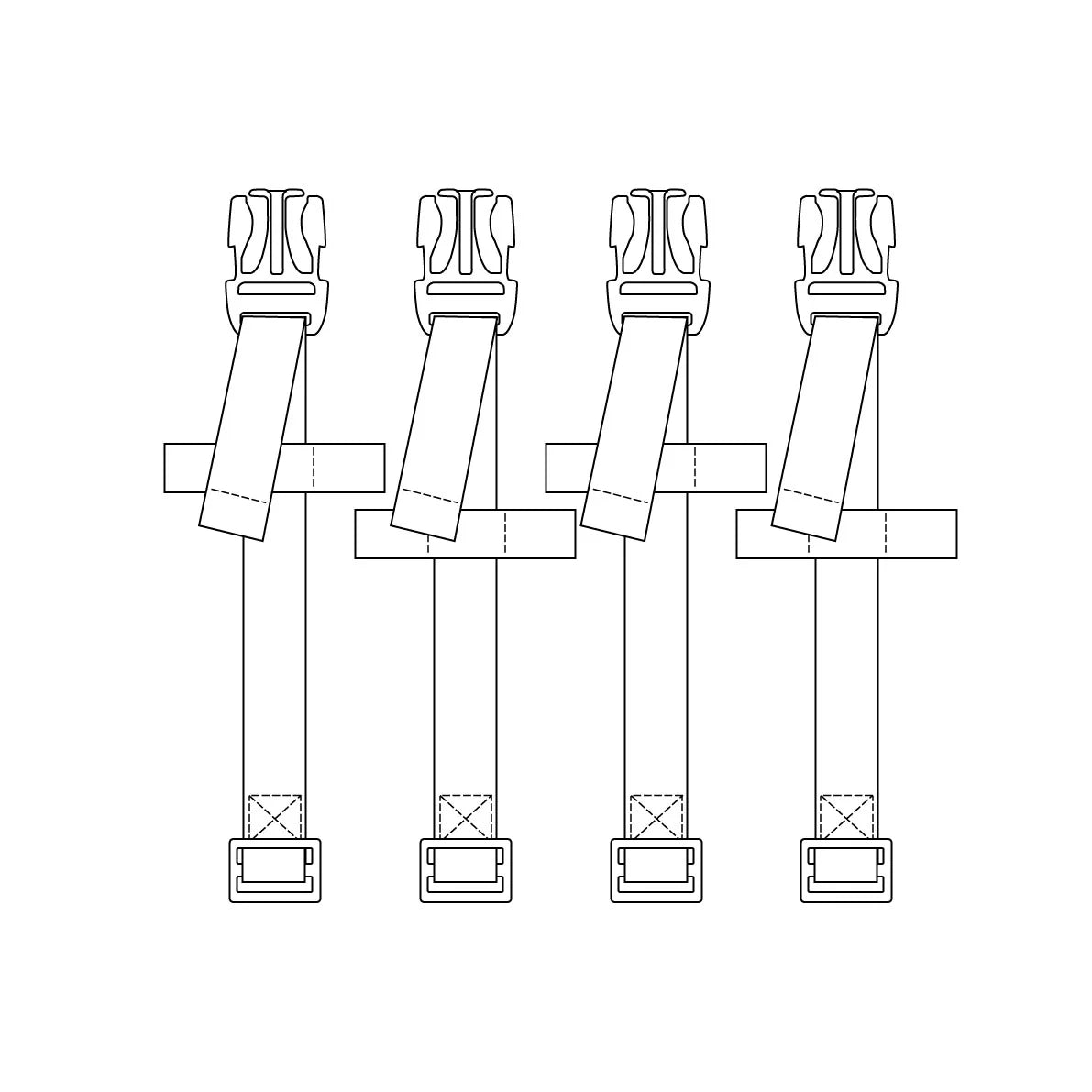 Lone Rider Luggage Replacement Straps