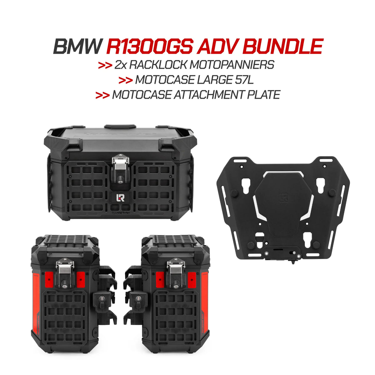 RACKLOCK MOTOPANNIERS FOR BMW R1300GS ADVENTURE