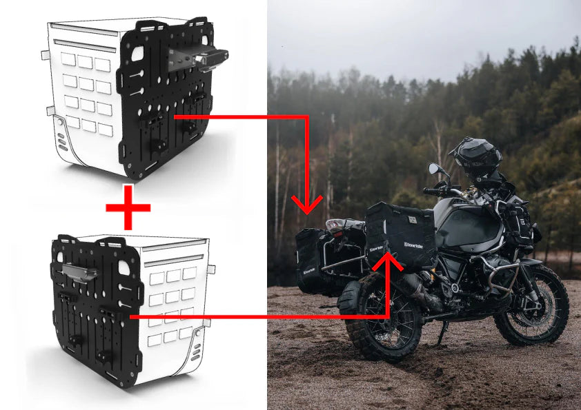 Lone Rider MotoBags Quick Release System