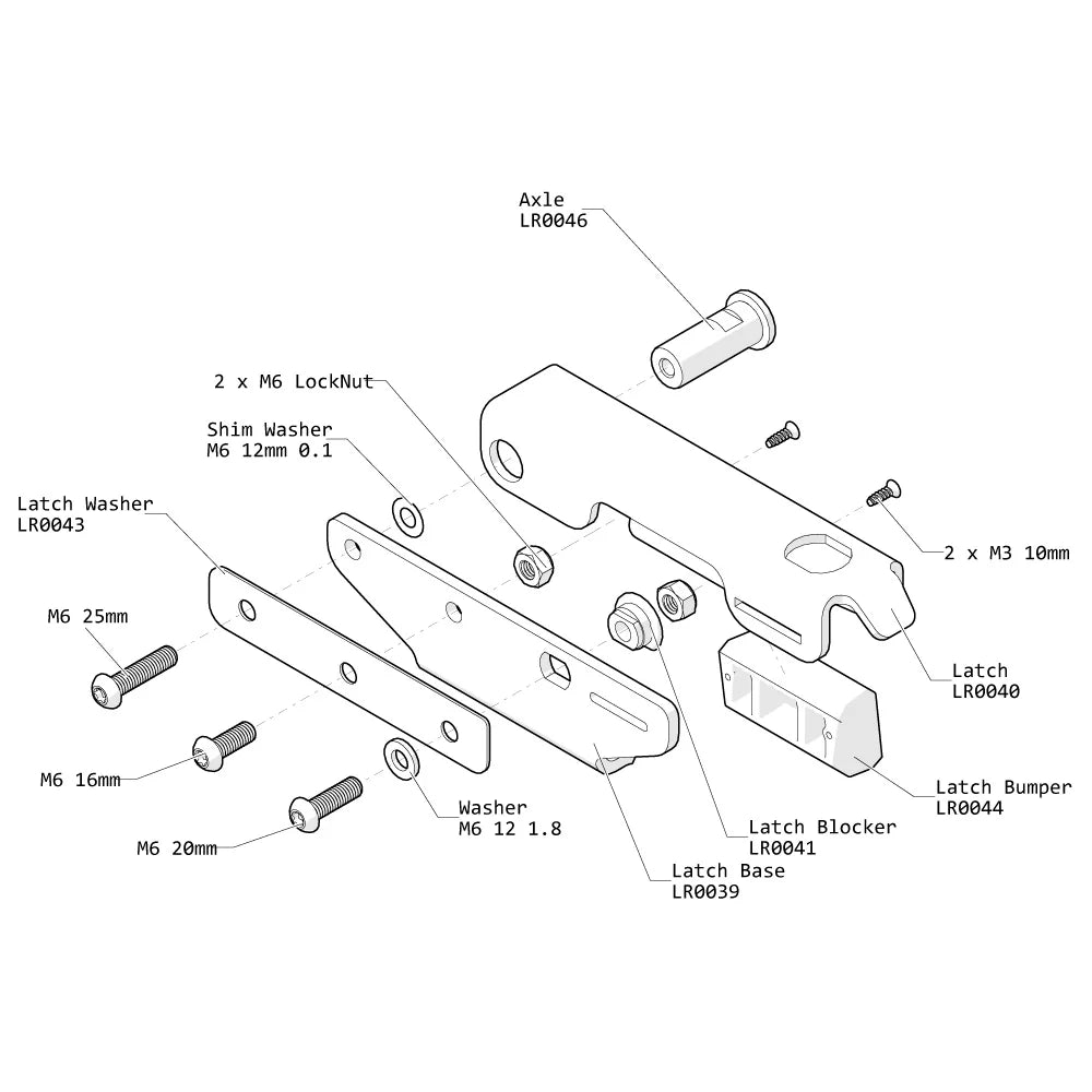 Lone Rider MotoBags Quick Release Attachment System Spare Parts [V2]