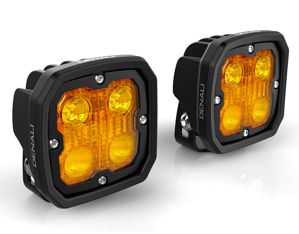 DENALI TriOptic™ Lens Kit for D4 LED Lights - Amber or Selective Yellow – bilde 5