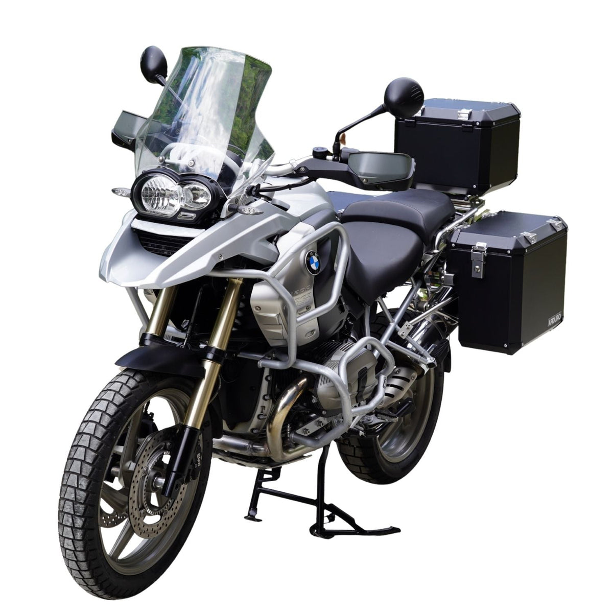 Side pannier system BMW 1200 GS (04-12) for OEM rack.