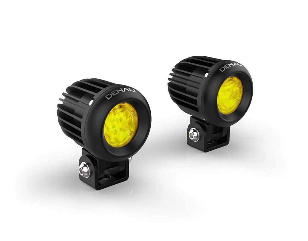 DENALI Kit: D2 x2, Yellow Lenses, Fender Mount