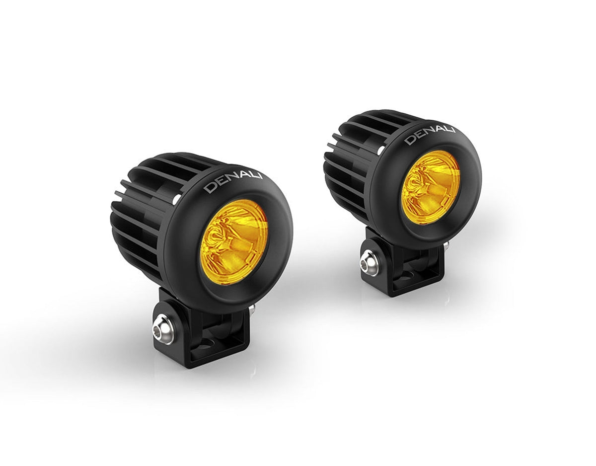 DENALI D2 Driving Light Kit w/ Fender Mount and Clear, Amber, and Yellow lenses -Universal Fit – bilde 3