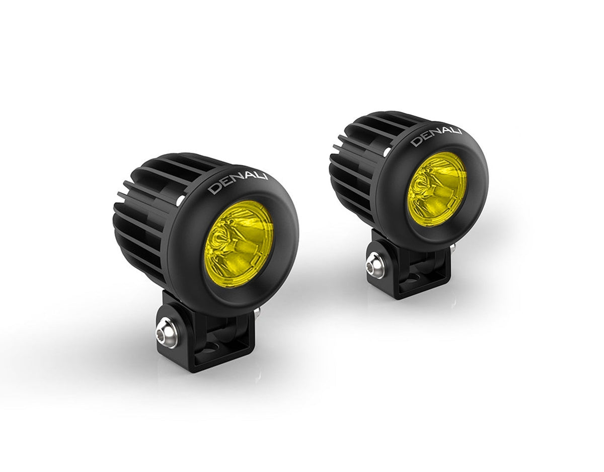 DENALI D2 Driving Light Kit w/ Fender Mount and Clear, Amber, and Yellow lenses -Universal Fit – bilde 2