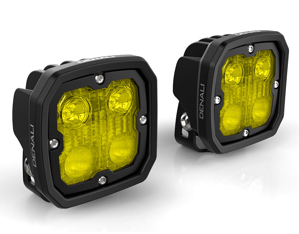 DENALI TriOptic™ Lens Kit for D4 LED Lights - Amber or Selective Yellow – bilde 2