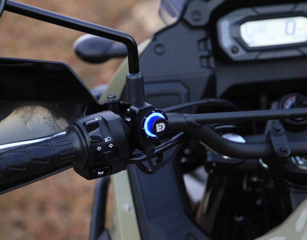 DENALI DialDim™ Lighting Controller for Kawasaki KLR650 2022+ – bilde 3