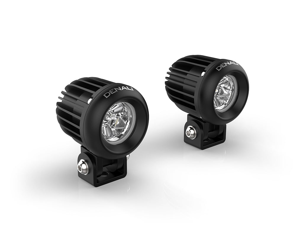 DENALI D2 Driving Light Kit w/ Fender Mount and Clear, Amber, and Yellow lenses -Universal Fit