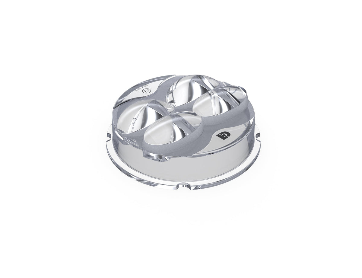 DENALI Replacement Part - D3 E-Mark & SAE/DOT Approved Fog Lens, Clear