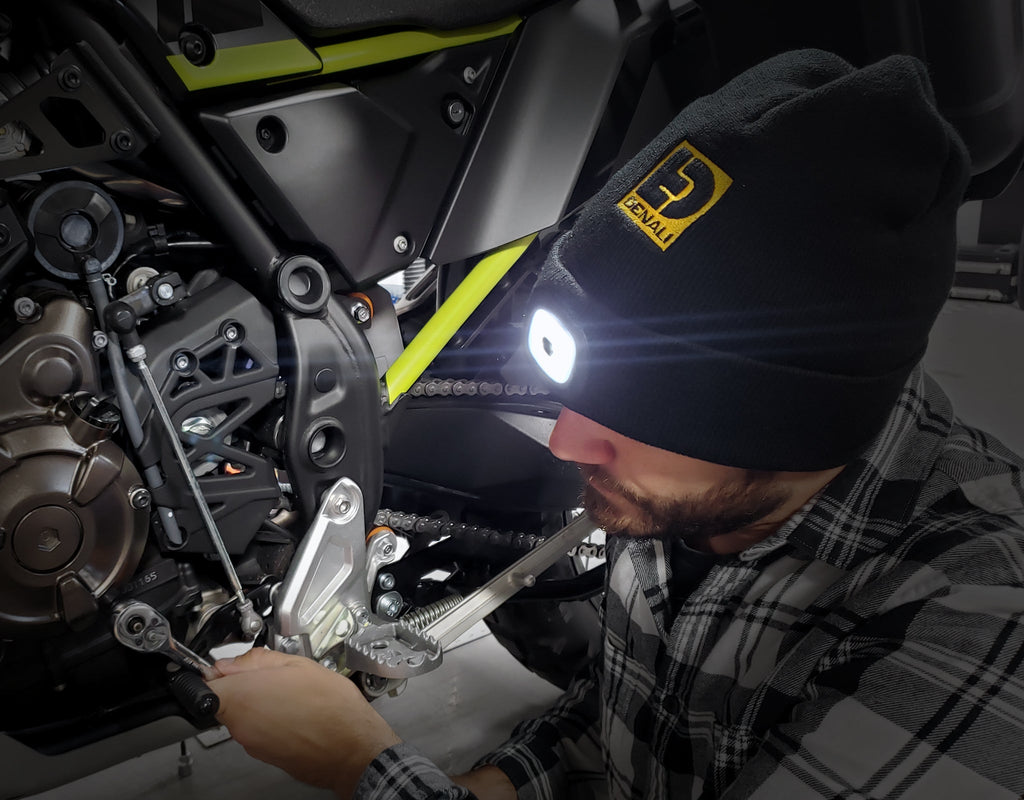 DENALI LED Beanie - Black – bilde 3