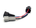 DENALI Wiring Adapter - H4 to H9/H11 Harness for Harley-Davidson Road King '14-'25 & Street Glide '14-'23 with halogen headlight