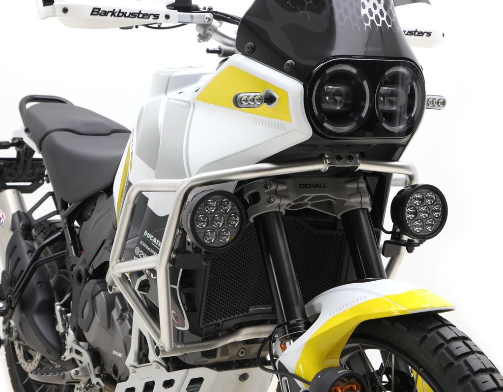 DENALI Driving Light Mount - OEM Crashbar Adapter - Ducati DesertX