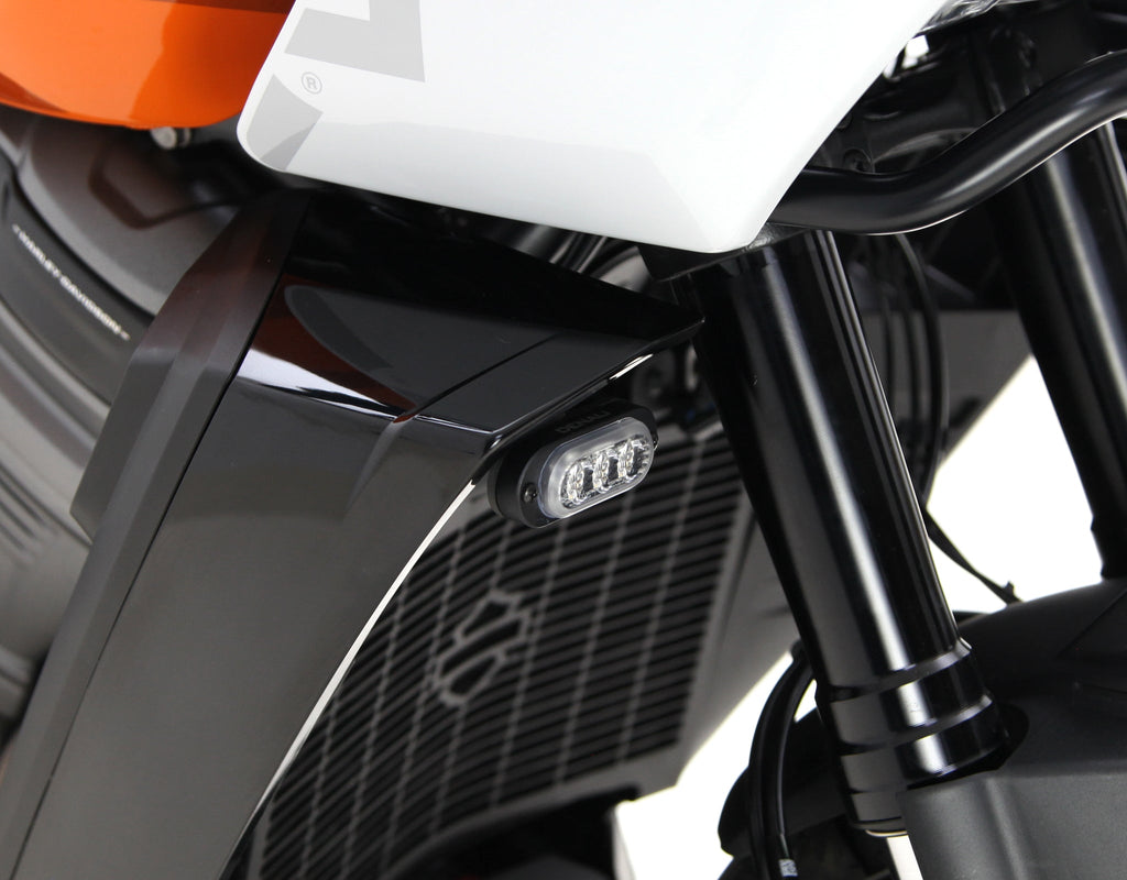 DENALI Plug-&-Play Front T3 Turn Signal Upgrade Kit for Harley-Davidson Pan America 1250 – bilde 4