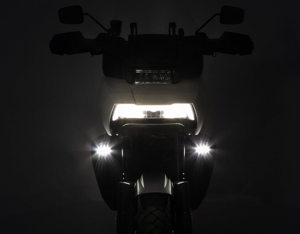 DENALI Plug-&-Play Front T3 Turn Signal Upgrade Kit for Harley-Davidson Pan America 1250 – bilde 2