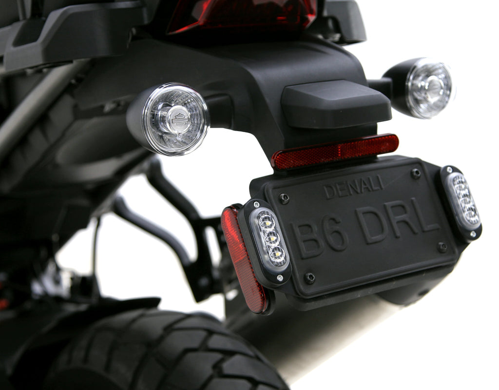 DENALI Plug-&-Play Rear T3 Turn Signal License Plate Kit for Harley-Davidson Pan America 1250 – bilde 5