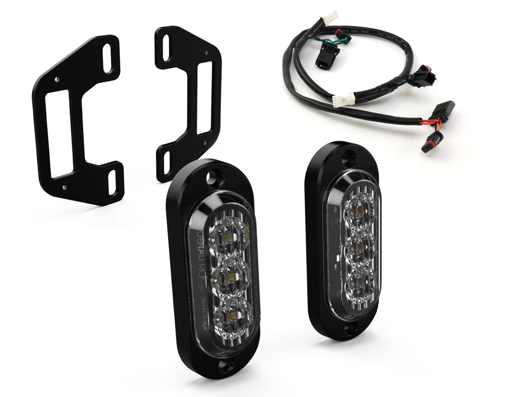 DENALI Plug-&-Play Rear T3 Turn Signal License Plate Kit for Harley-Davidson Pan America 1250