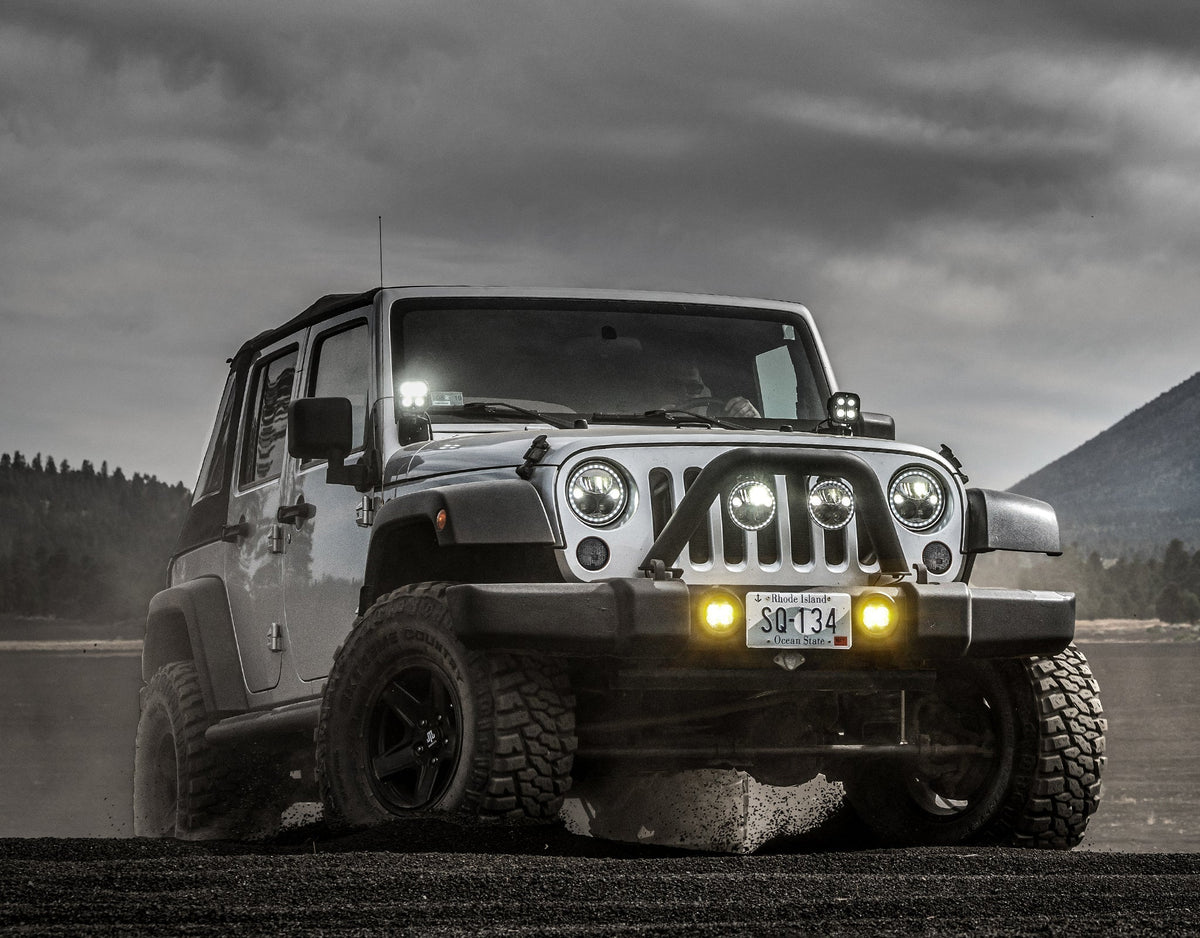 DENALI D3 High Performance Fog Light Upgrade Kit - Jeep Wrangler JK, JL, & Gladiator JT – bilde 3