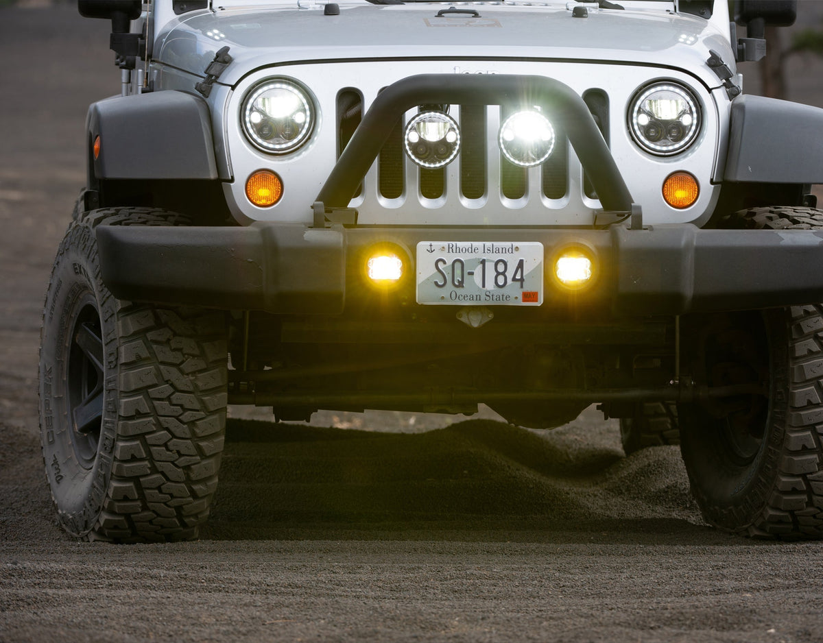 DENALI D3 High Performance Fog Light Upgrade Kit - Jeep Wrangler JK, JL, & Gladiator JT – bilde 2