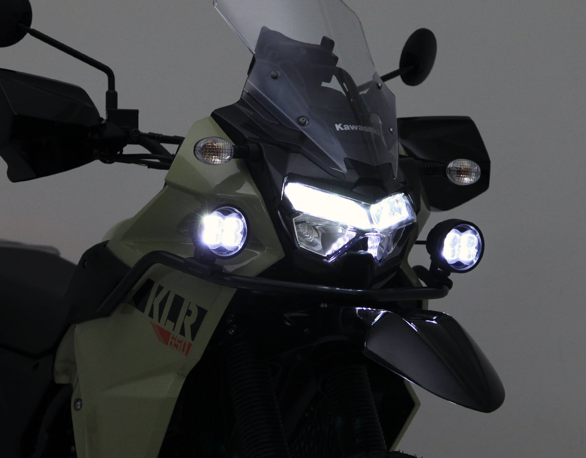 DENALI Upper Crash Bar Driving Light Mount - Kawasaki KLR650 – bilde 6