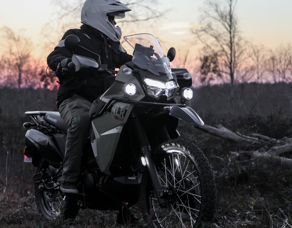 DENALI Upper Crash Bar Driving Light Mount - Kawasaki KLR650 – bilde 3