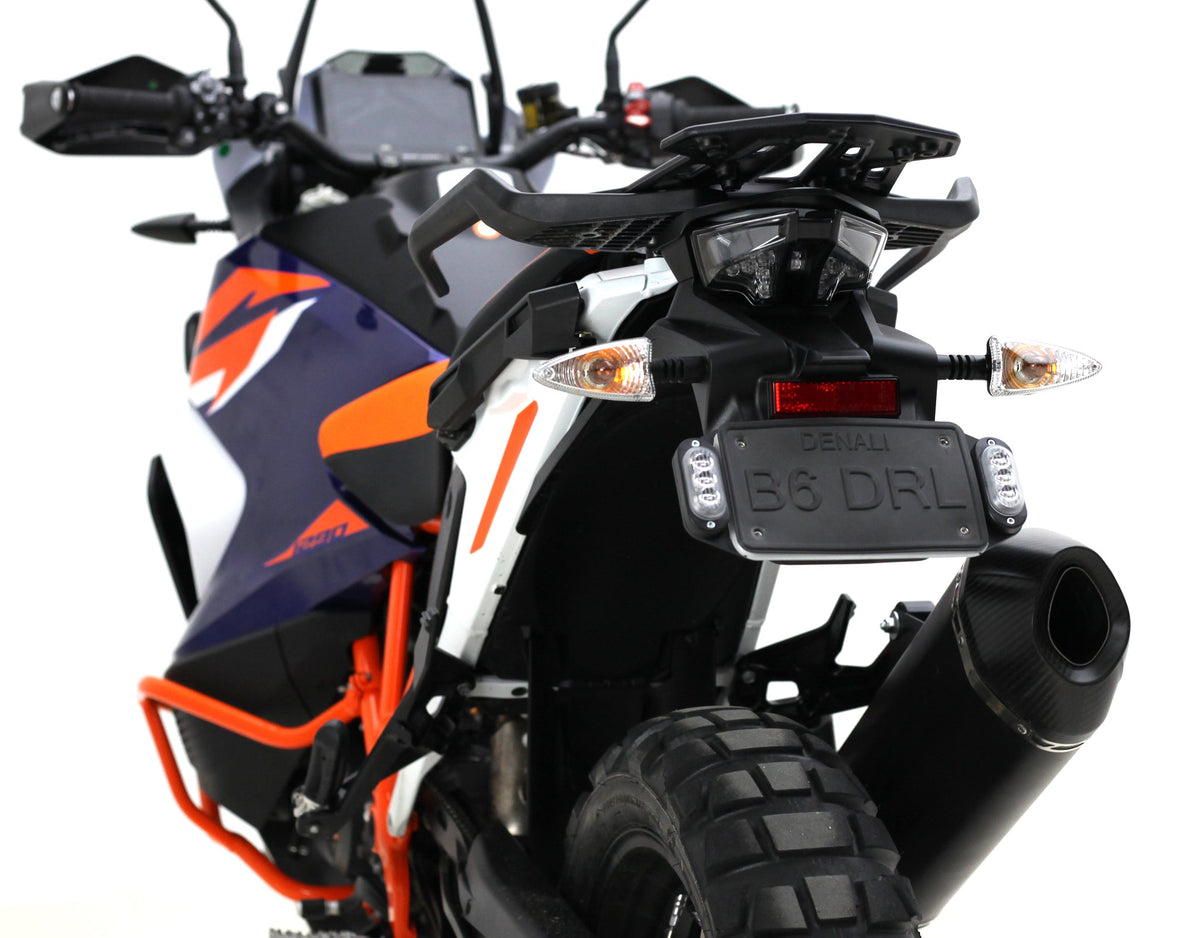 DENALI Plug-&-Play Rear T3 Turn Signal License Plate Kit for KTM 1290 Adventure – bilde 2