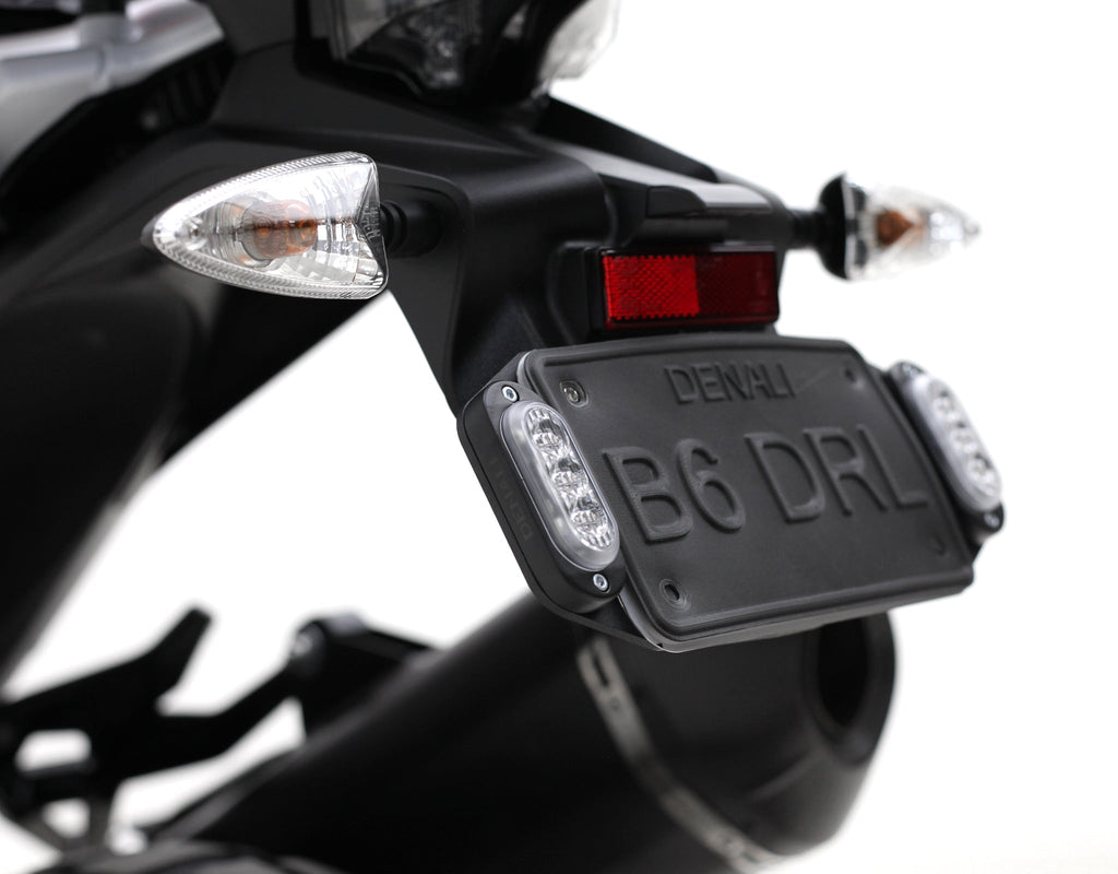 DENALI Plug-&-Play Rear T3 Turn Signal License Plate Kit for KTM 1290 Adventure – bilde 4