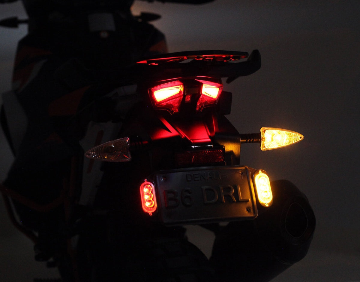DENALI Plug-&-Play Rear T3 Turn Signal License Plate Kit for KTM 1290 Adventure – bilde 5