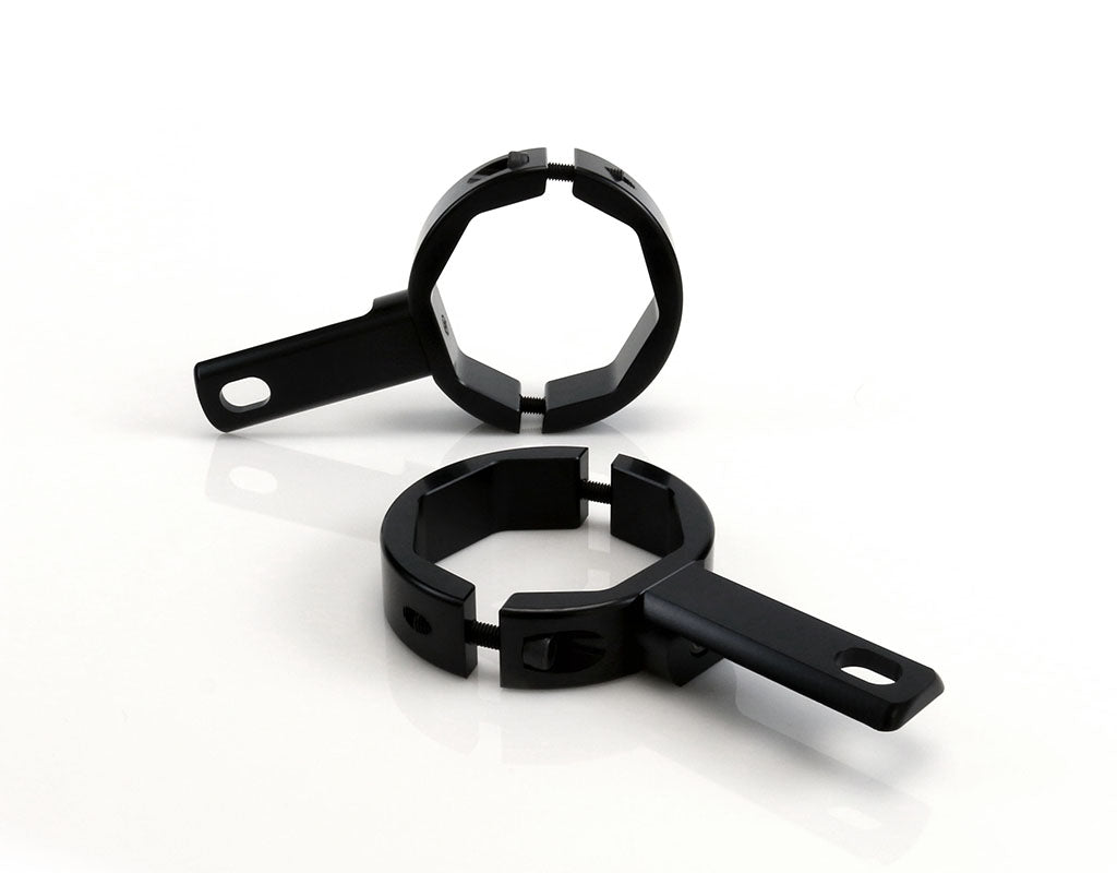 DENALI Driving Light Mount - Articulating Bar Clamp 50mm-60mm, Black