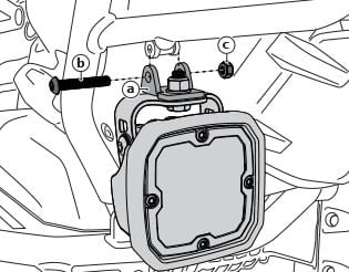 DENALI Driving Light Mount - BMW OEM Light Mount Adapter – bilde 4