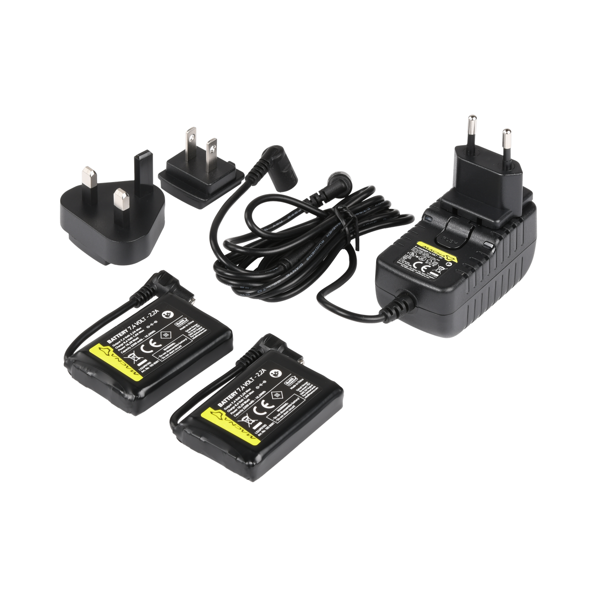 Battery + Charger Macna, 7,4V 2,2A