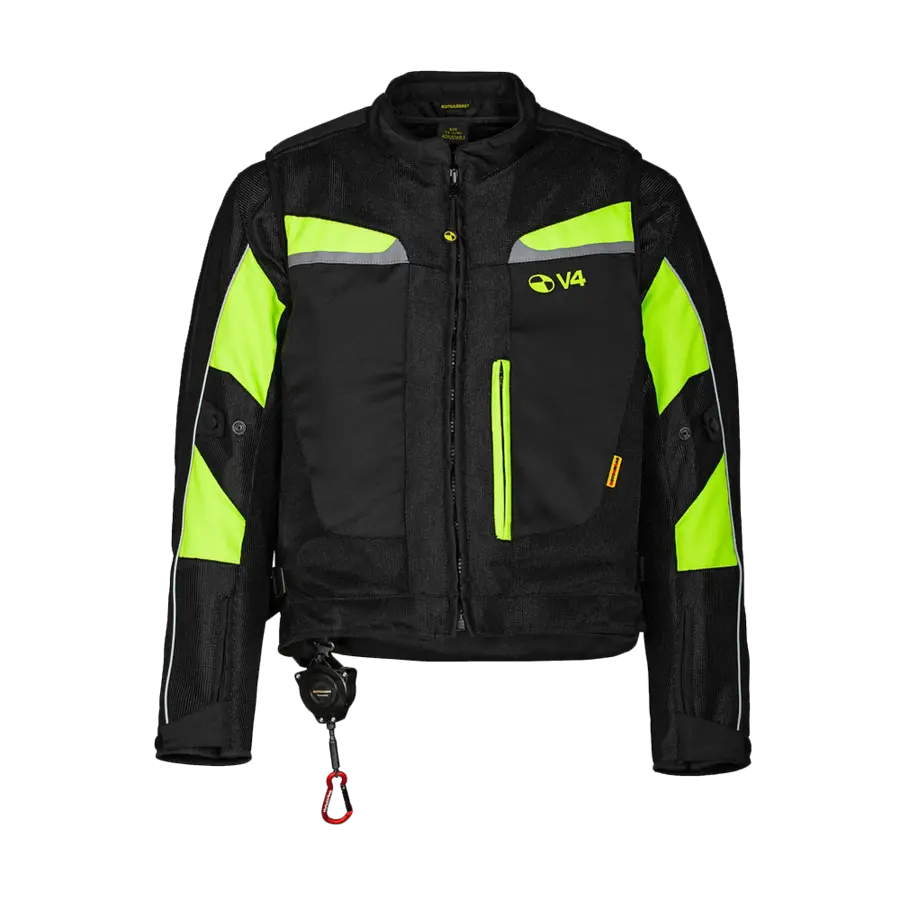 MOTOAIRBAG MAB v4.0 Airbag Vest / Jakke – svart/gul