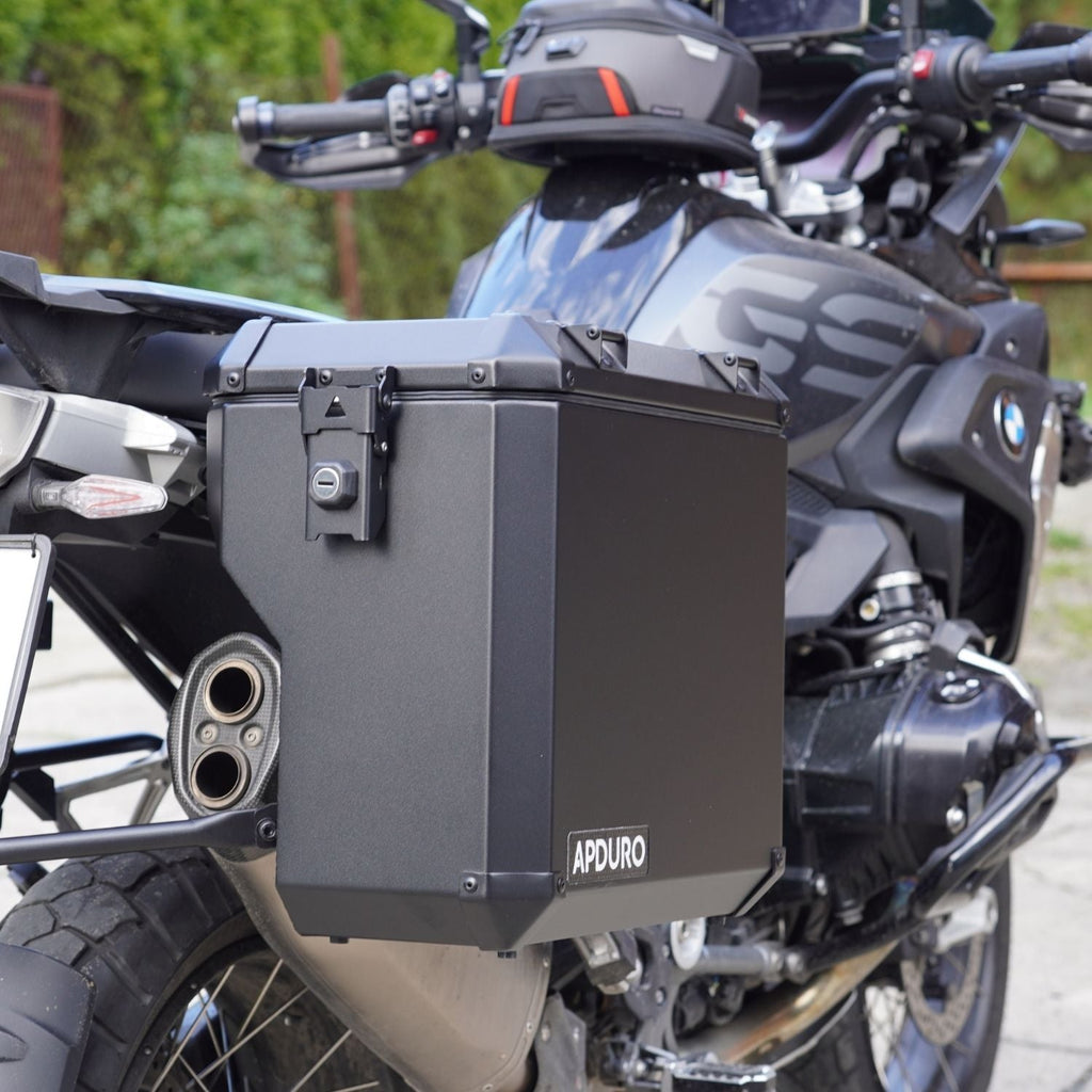 Side pannier system BMW R 1200/1250 GS LC (2013-2024) for ADV rack.