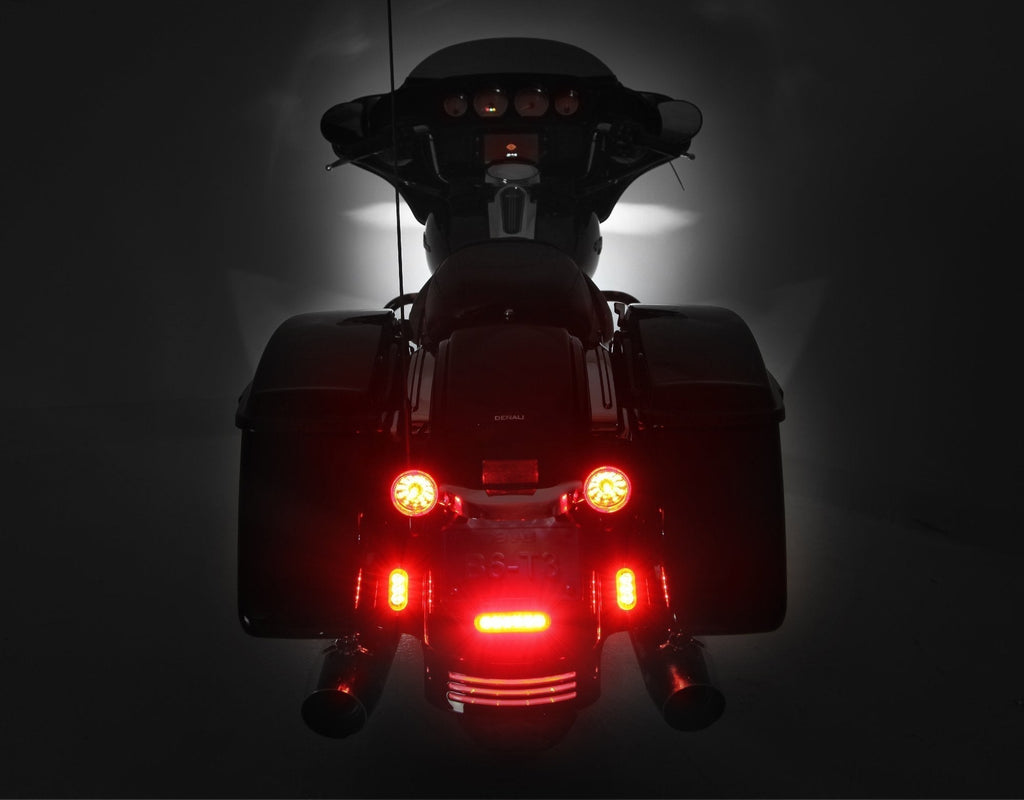 DENALI T3 Rear Switchback LED Turn Signal Pods with License Plate Mount – bilde 8