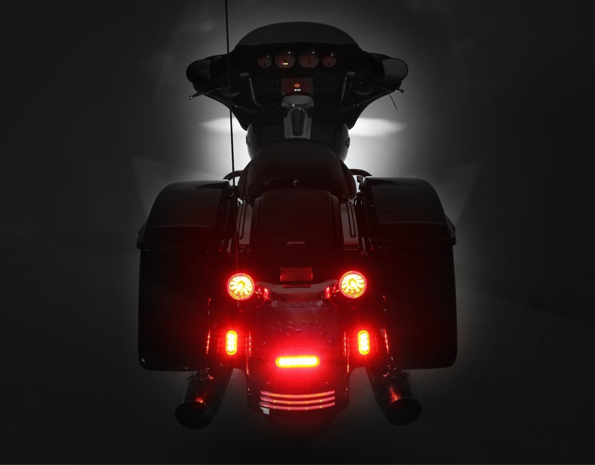 DENALI T3 Rear Switchback LED Turn Signal Pods with License Plate Mount – bilde 8
