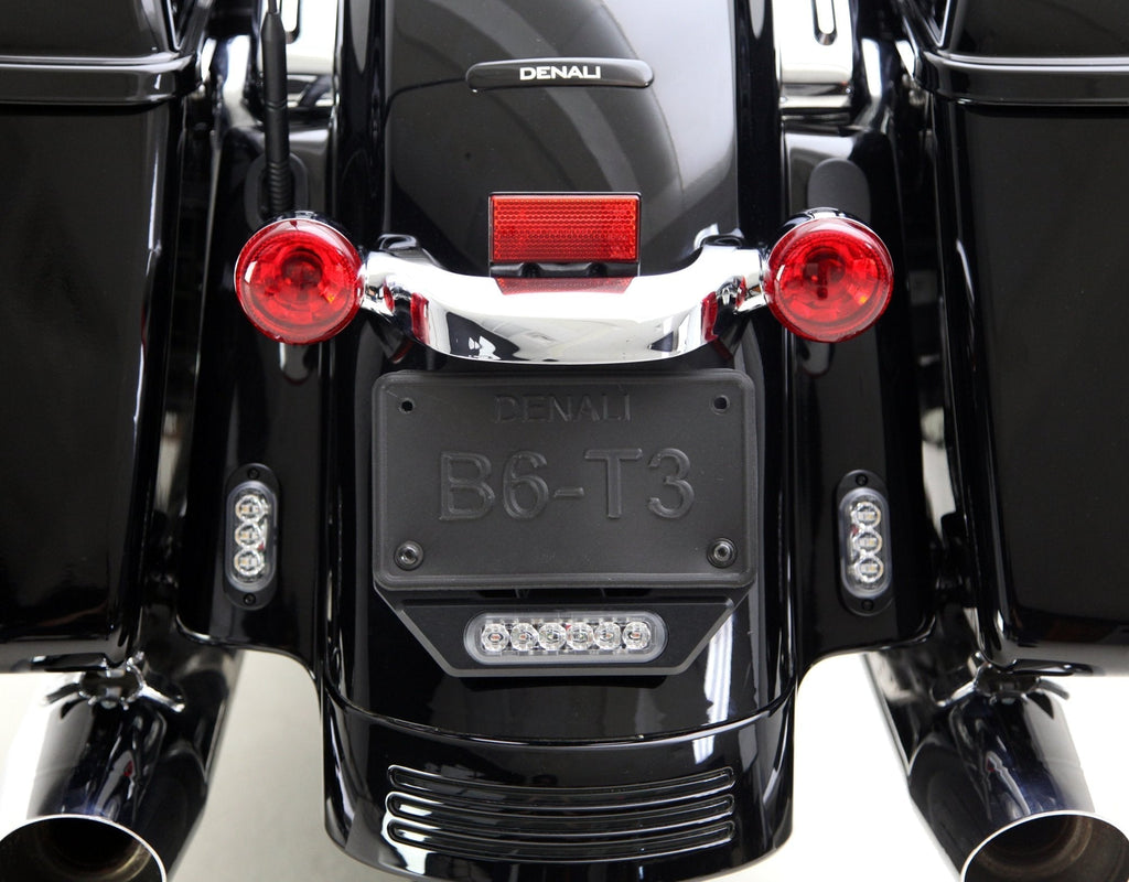 DENALI T3 Rear Switchback LED Turn Signal Pods with License Plate Mount – bilde 3