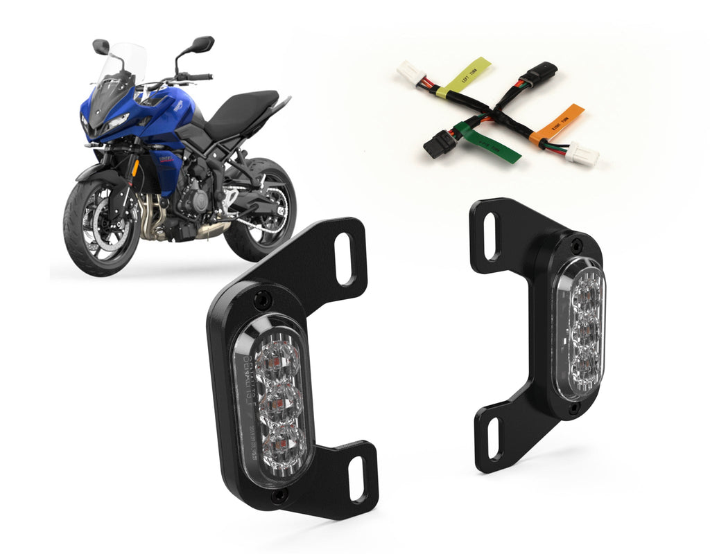 DENALI Plug-&-Play Rear T3 Turn Signal License Plate Kit for Triumph Tiger Sport 660 '22-