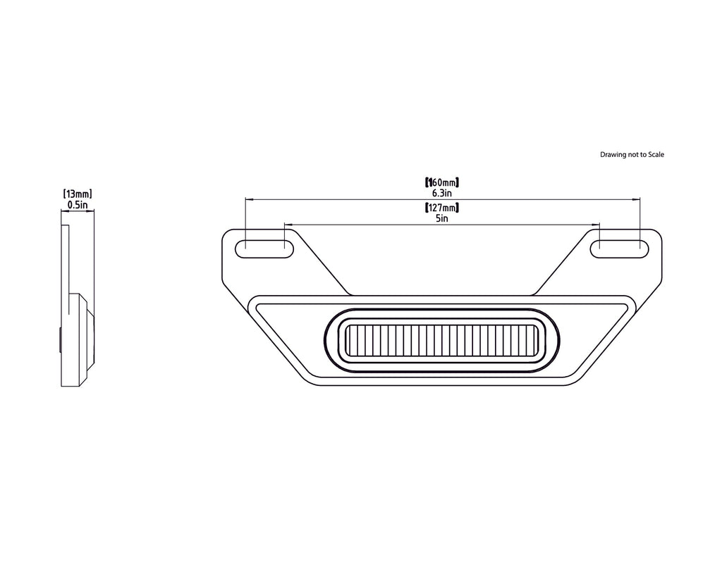 DENALI B6 LED Brake Light Kit with License Plate Mount – bilde 10