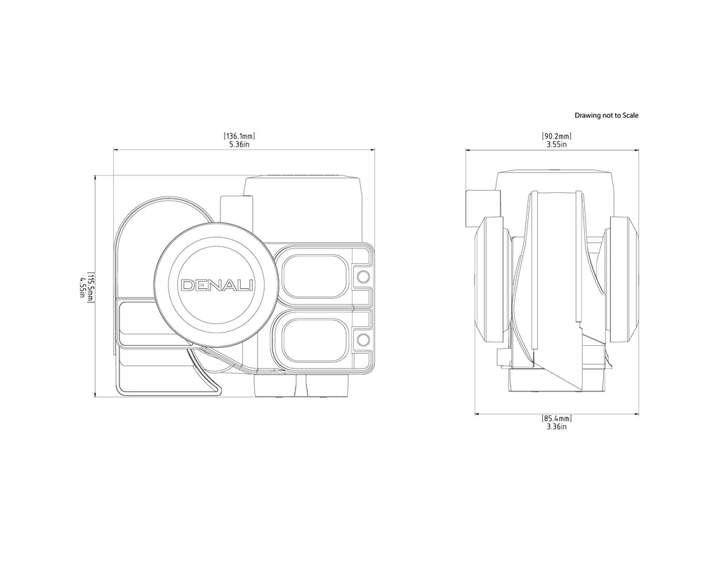 DENALI SoundBomb™ Original Dual-Tone Air Horn – bilde 9