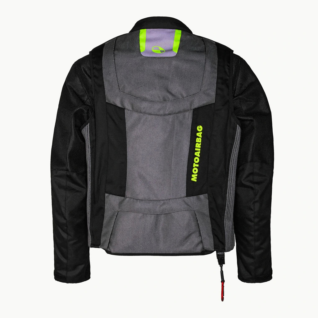 MOTOAIRBAG MAB v4.0 Airbag Vest / Jakke – grå/gul – bilde 2