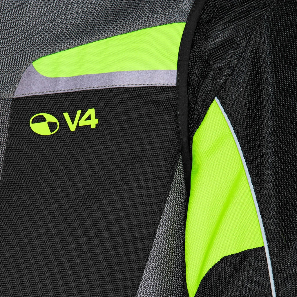 MOTOAIRBAG MAB v4.0 Airbag Vest / Jakke – grå/gul – bilde 3